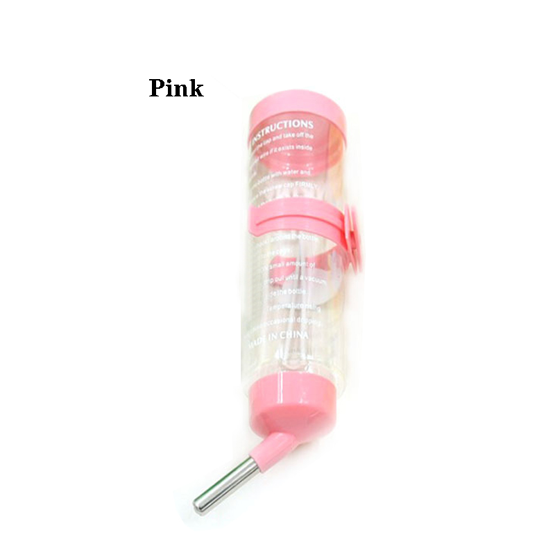 250ml Hamster Drinker Plastic Waterfles Dispenser Feeder Opknoping Huisdier Cavia Eekhoorn Konijn Hond Drinken Hoofd Pijp Fontein: Light Grey