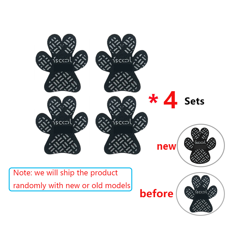 Dog Anti-Slip Pads Waterproof Paw Protectors Self Adhesive Shoes Booties Socks Replacemen Foot Patch To Keeps Dogs from Slipping: L / black