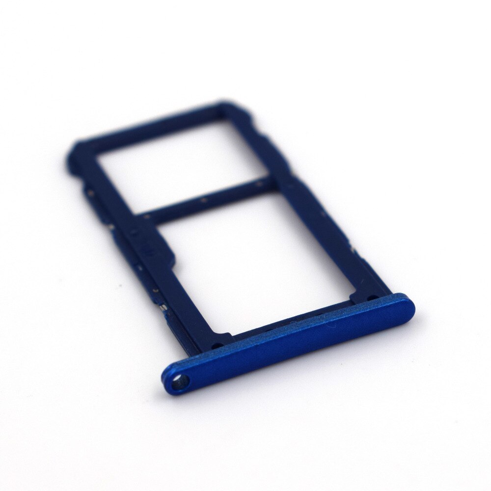 DUAL SIM Micro SD Card Tray Holder Slot Replacement for Huawei P20 lite Nova 3e(Blue)