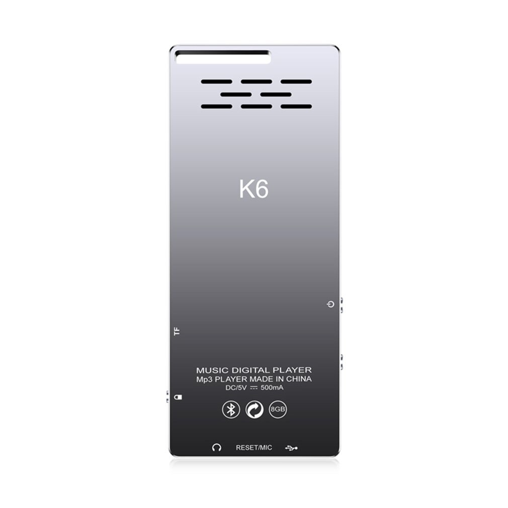 Original metall bluetooth  mp4 spelare 8gb musikspelare txt e-bok fm inspelare tf kort 1.8- tums videospelare