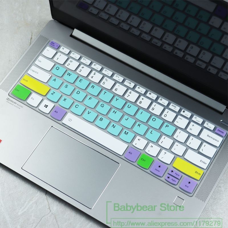 Dla Lenovo joga szczupły 7 dla Lenovo joga 7i 14 dla Lenovo joga 9i 14/joga szczupły 9i 14 ''laptop silikonowa klawiatura okładka skóry: candymint