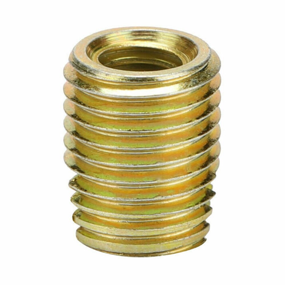 50Pcs Self Tapping Slotted Thread Insert M3-M12 M4 M5 M6 M8 M10 Carbon Steel Thread Repair Insert Combination Set Assortment