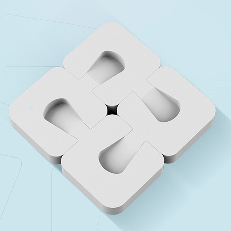 4Pcs/set Door White Plastic Door Stops Non-Slip Door Buffers for Office Home Baby Safe Floor Door Stopper Baby Care