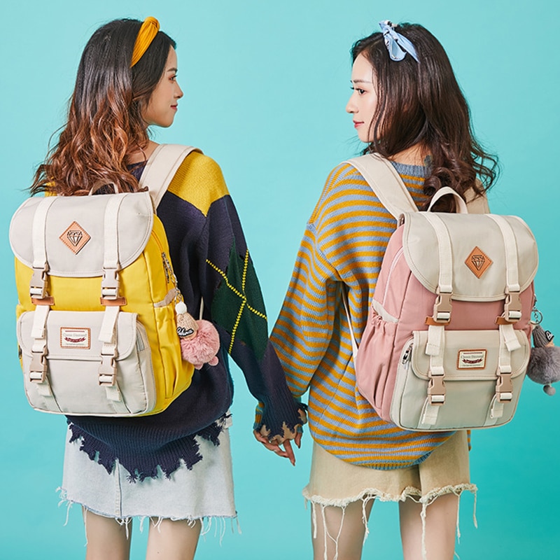 Nouveaux sacs à dos de Campus imperméables sacs d'école Junior pour adolescentes sac à dos étudiant enfants sac en Nylon concis sacoche pour ordinateur portable