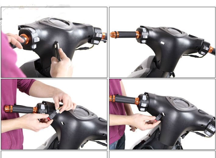 Motorcykel tuning dele hazard light kontakt knap dobbelt blink advarsel nødlys signal blink med 3 ledninger indbygget lås