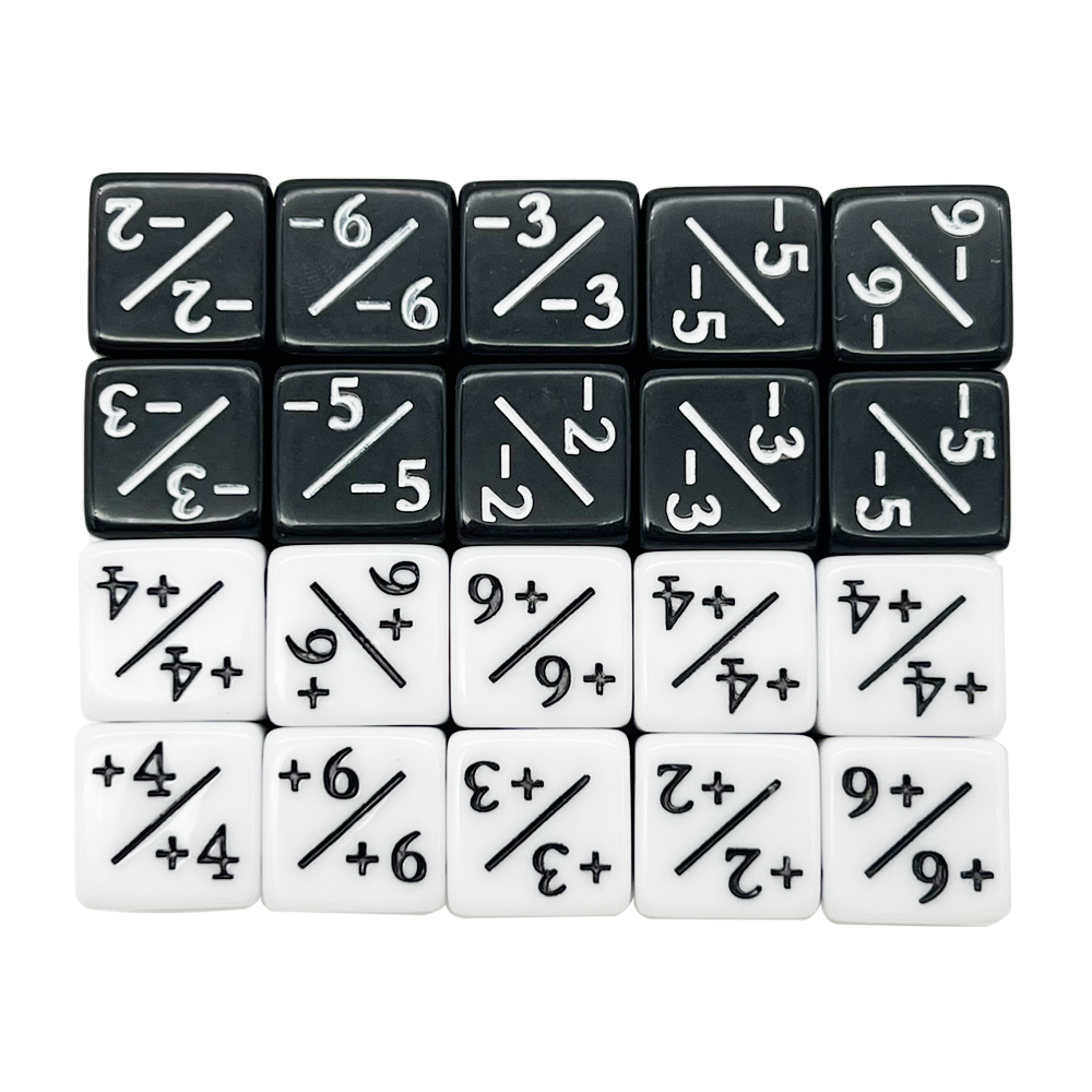 Dados D6 compatibles con accesorios de juego de cartas, dados de fichas, contadores de dados, 10 piezas