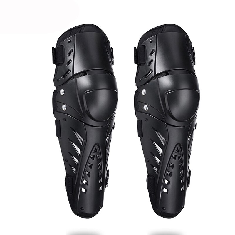 Pro-biker – Kit de protection des genoux pour moto, équipement protecteur, 3 couleurs,: SLT BLACK TITAN