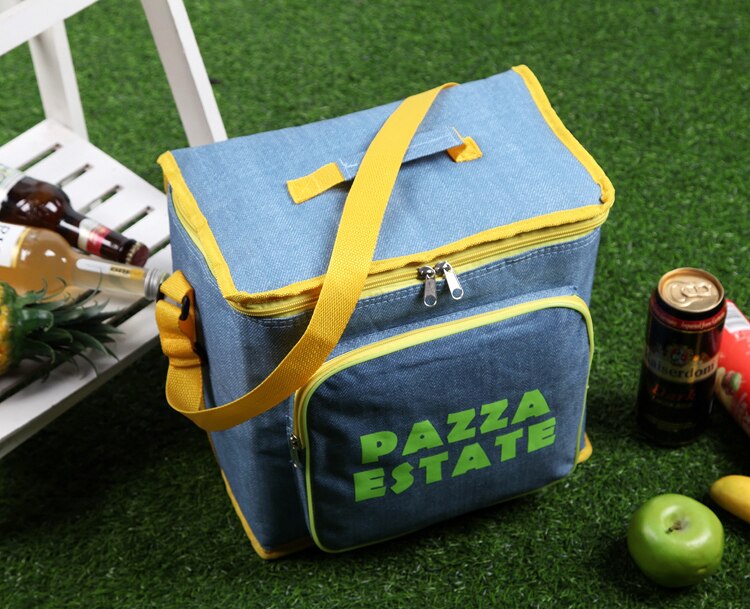 Insulated Picnic Cooler Bags Cake Pizza Lunch Picnic Box Insulated Cool Handbags Ice Pack Thermo Portable Insulation Pouch smlg