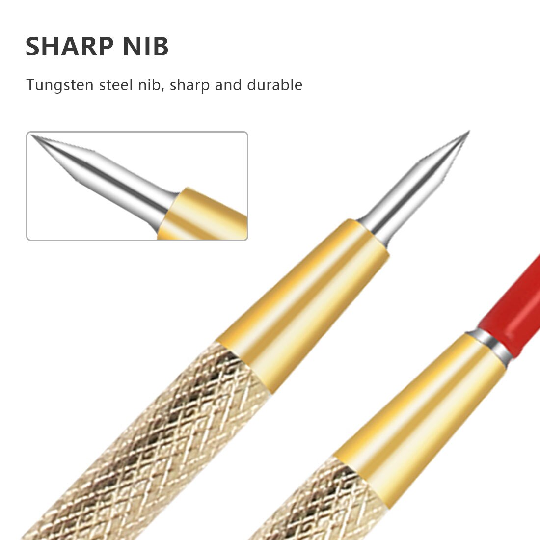 Construction Tools Tile Cutter Diamond Engraving Pen Tungsten Scriber Carbide Pen for Glass Ceramic Metal Wood Marker