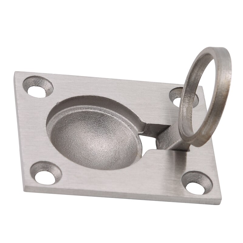 Locker Ring Floor Buckle Corrosion Resistant Hatch Pull Deck Cover Handle Lifting Stainless Steel Boat Hardware Accessories