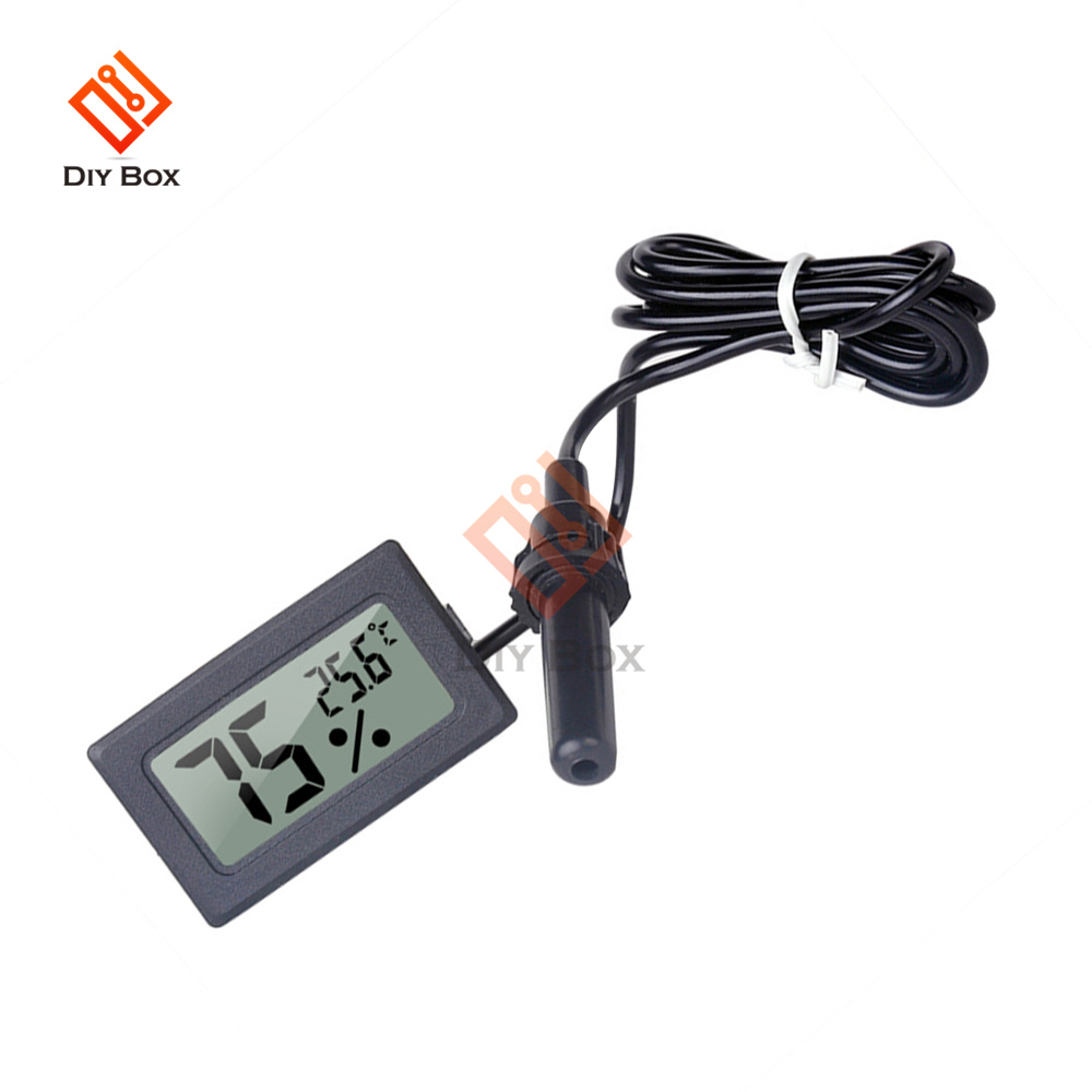 Mini LCD cyfrowy miernik temperatury i wilgotności FY-12 termometr miernik higrometrowy Tester wilgotności detektor inkubator
