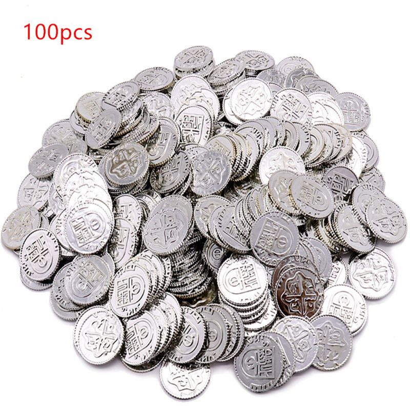 100 st poker casino chips mynt guldplätering plast spansk skatt spel poker chips leksak
