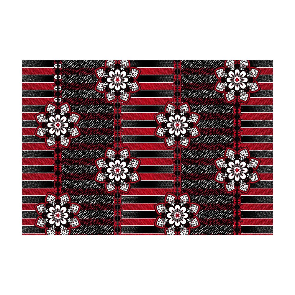 Real Wax Ankara African Fabric Wax Print Fabric Original Tissue African 100% Cotton African Wax Fabric AFRICA NO.1