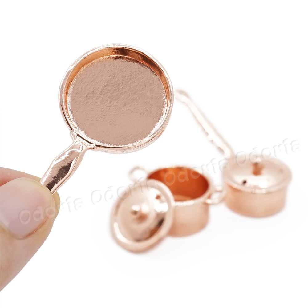 Odoria 1:12 Miniature Kitchenware Kit Frying Pan Boiler Set Dollhouse Kitchen Accessories