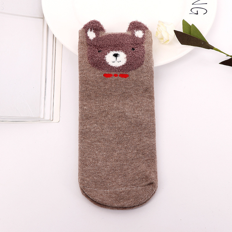 Calcetines tobilleros con estampado de personajes de dibujos animados para mujer, medias tobilleras con estampados, estilo Harajuku, Hipster, XG20, 1 par = 2 uds.: XG20xiong