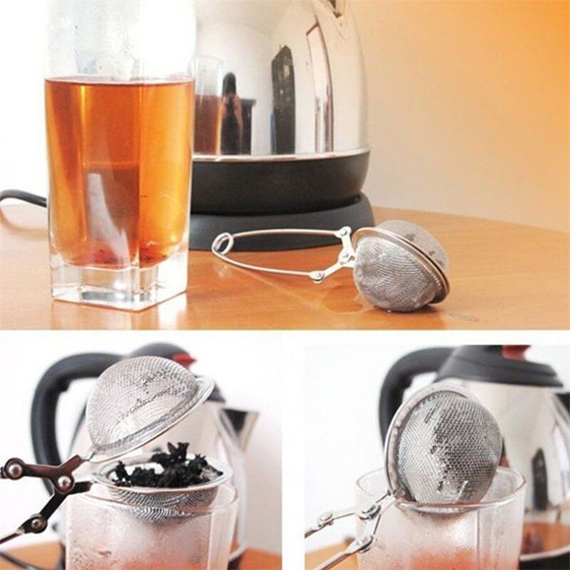 Stainless Steel Handle Tea Infuser Sphere Mesh Tea... – Vicedeal
