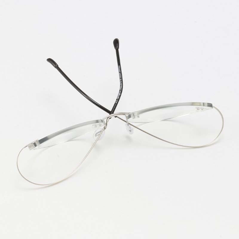 Oydch frameloze stralingsbestendige leesbril voor mannen en vrouwen, universele anti-blue-ray licht dioptriebestendige bril