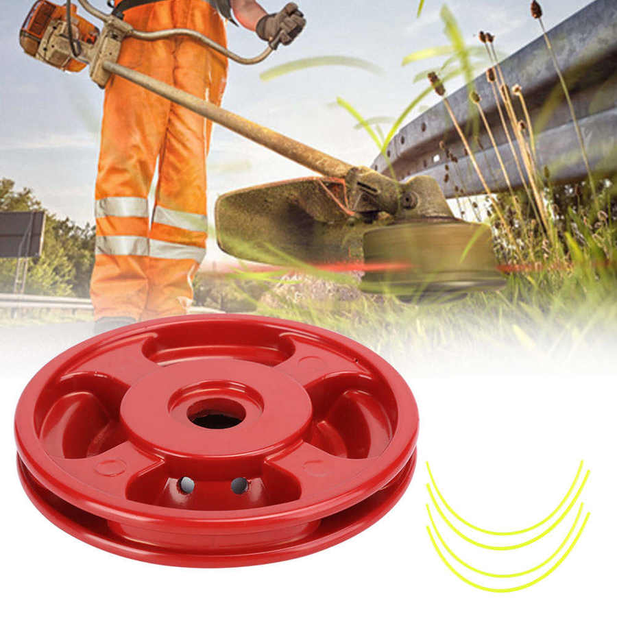 Aluminium Alloy 16mm Universal Grass Trimmer Head Brush Cutter Strimmer Lawn Mower Accessory With 4 Trimmer Line