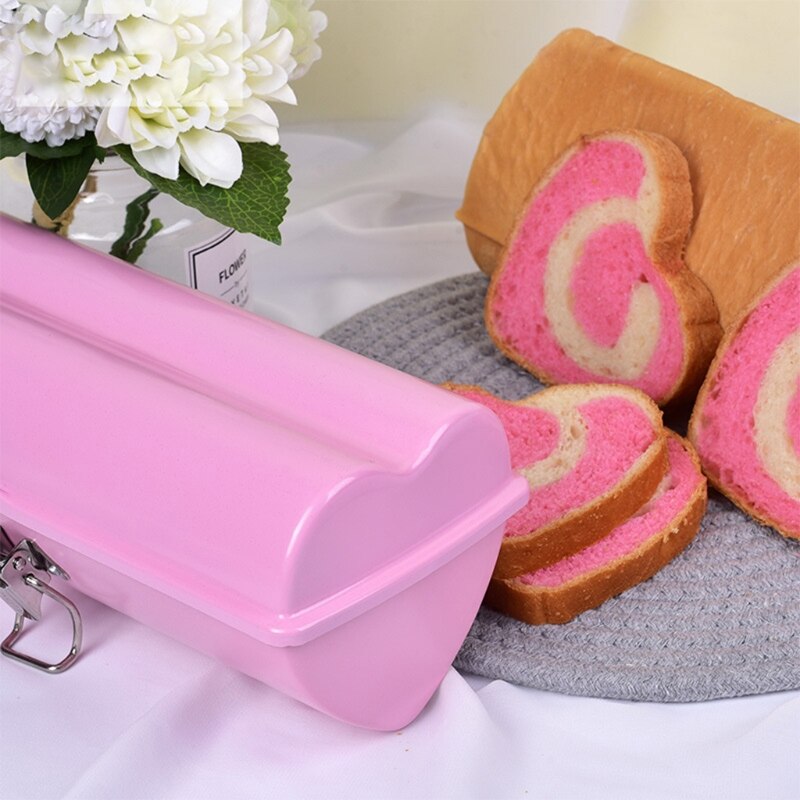 Stainless Steel Bread Mold Loaf Pan Cylinder/Heart/Flower Shaped Toast Cake Cheese Mould Kitchen Bakeware Non-Stick Baking