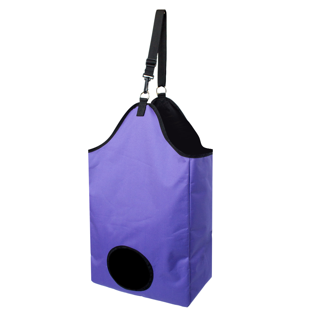Bolsa de heno caballo impermeable, bolsa de heno de alimentación lenta ecuestre, plegable con bolsa de viaje