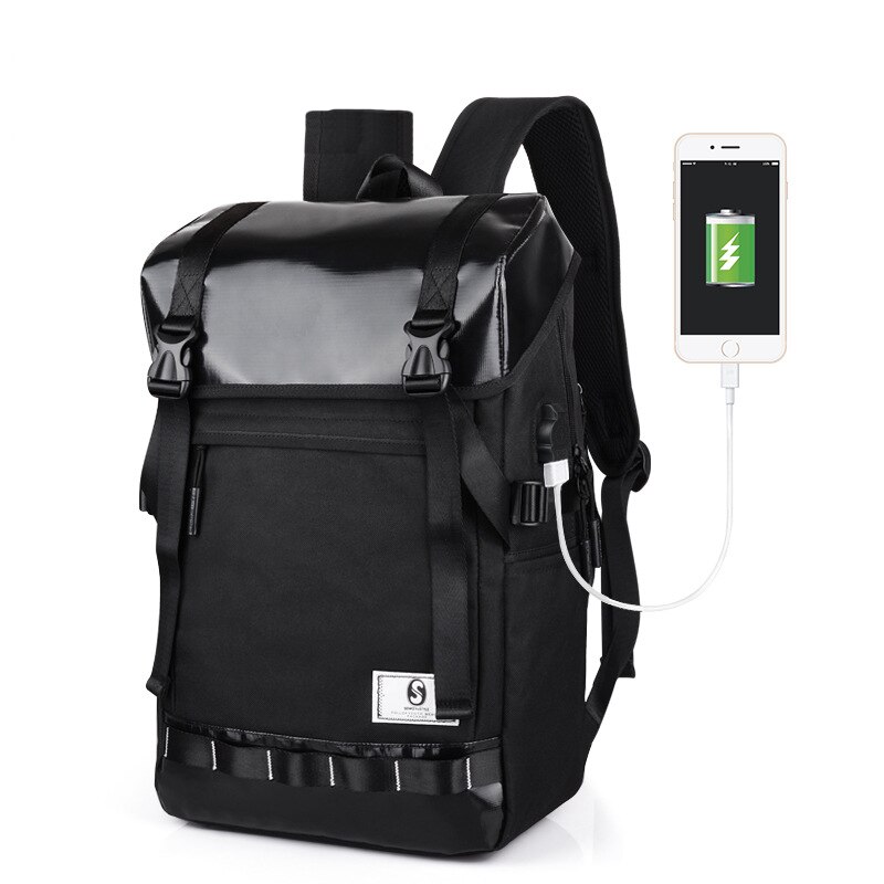 Laptop Rugzak Anti Diefstal Tas Mannen Usb Bagpack 14 Inch Notebook Reizen Bedrijf Rugzakken Man Waterdichte Outdoor Tassen XA642WB: Black