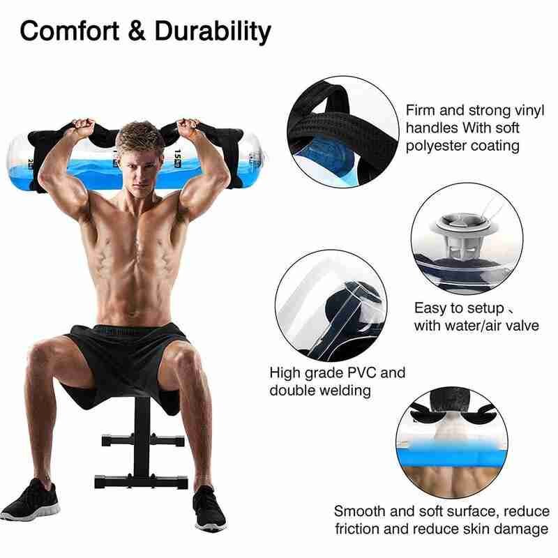 25kg Fitness Water Bag Water Injection Energy Pack Weight-bearing Water Column