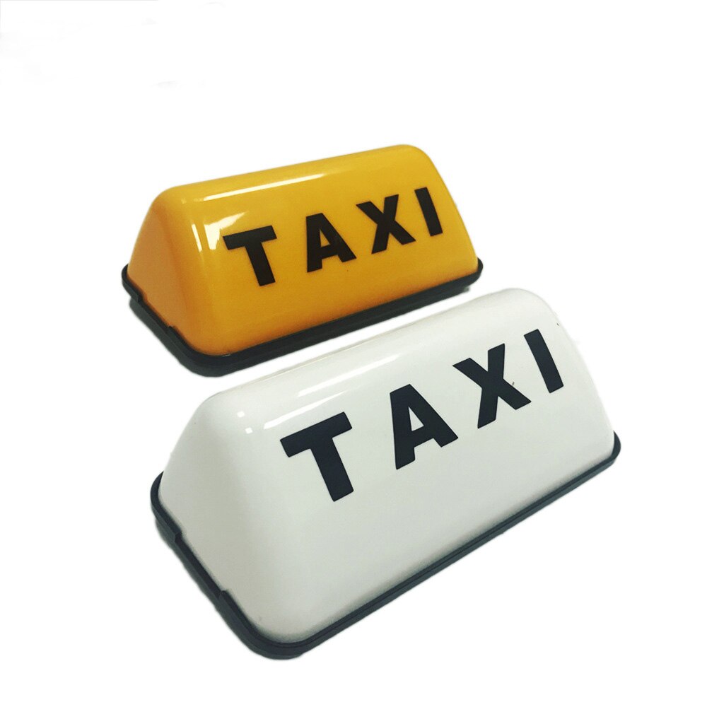 12v cob lys universal gul base bil skilt lampe taxi skilt førerhus tag top klæbende bil skilte lampe