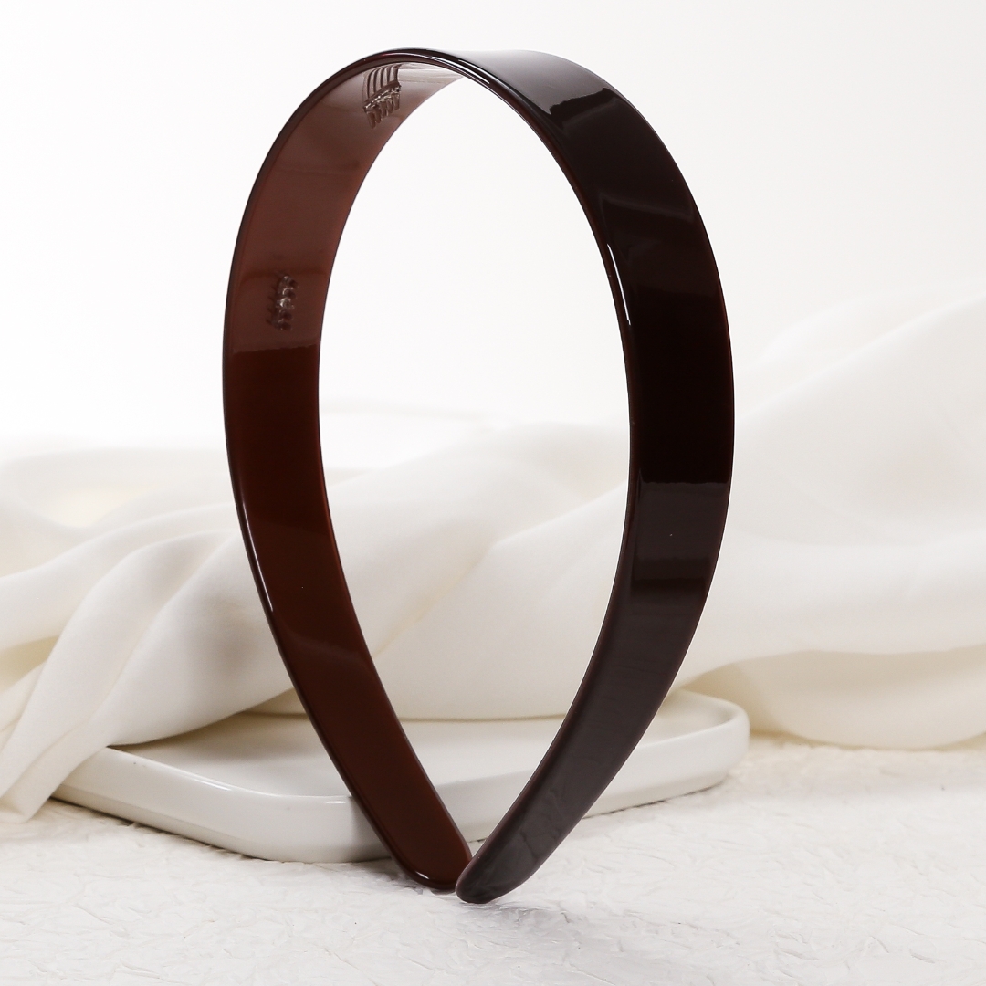 fascia per capelli leopardata fascia per capelli in acetato per ragazze e donne accessori per capelli rossi elegante copricapo moda francese largo 2.5cm: Lavanda