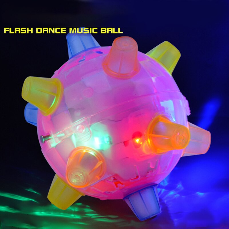 Bolas saltarinas brillantes, juguetes Flash, novedad, música divertida, bolas de baile, creativos para niños, , pelota de bebé que rebota