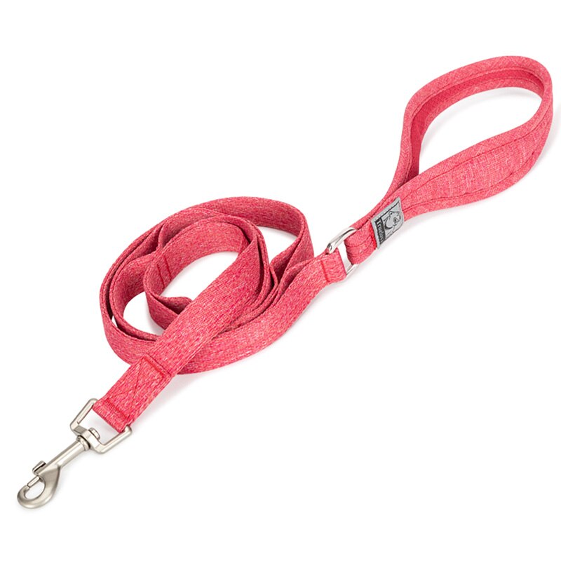 Truelove-Correa de cuerda ecológica para perro, correa de seguridad reciclada de liberación rápida para mascotas pequeñas y medianas, transpirable, para entrenamiento de perros y caminar: Red / M