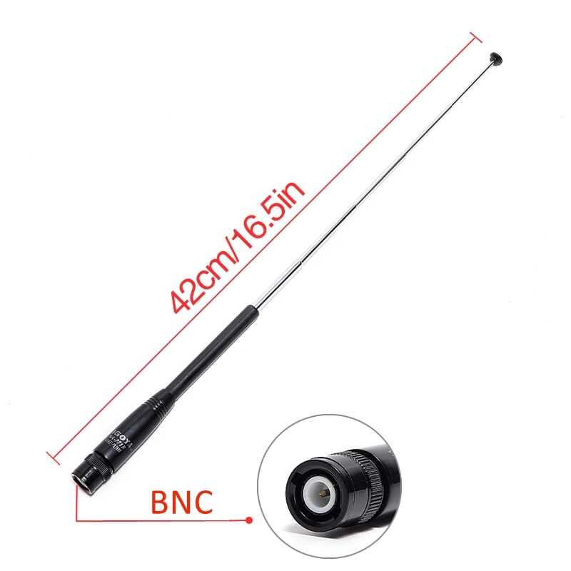 Nagoya NA-771R BNC 144/430MHz Dual Band Teleskop Handheld Antenne für Icom TYT Kenwood Walkie Talkie Radio