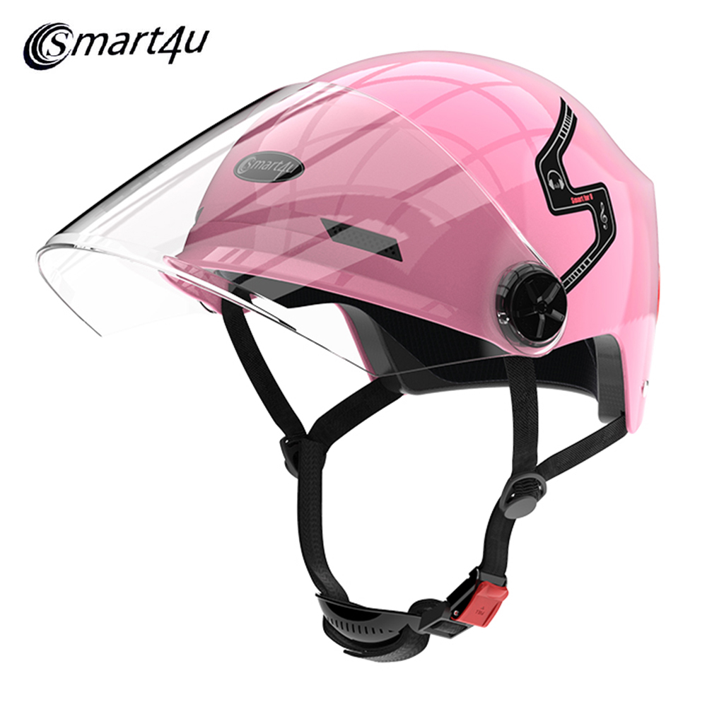 Smart4u E10 Waterproof Smart Bike Helmet Removable Mask Bluetooth Speaker USB Charging Motorcycle Bicycle Cycling Helmets