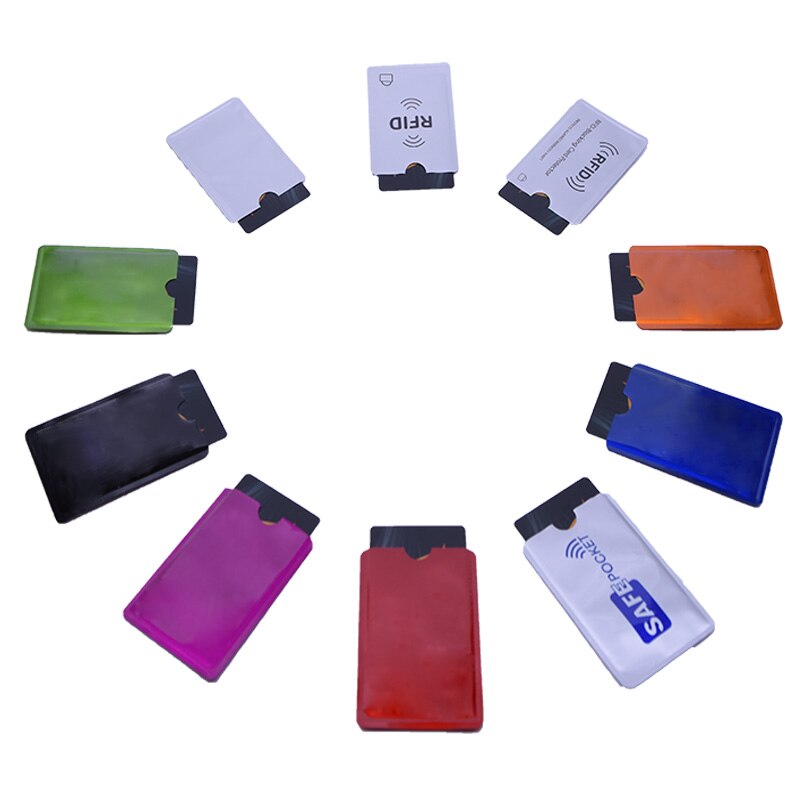 50Pcs/Set RFID 13.56mhz IC RFID Card Protection Shielded Sleeve Card Blocking NFC Security Card Prevent Unauthorized Scanning