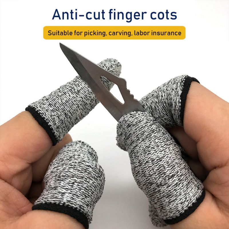 5/10/20Pcs Vinger Cover Anti-Cut Vinger Protector Sleeve Voor Keuken Vingertop Handschoenen Plukken Vinger covers Keuken Gadgets