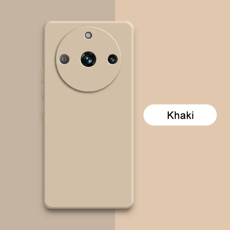 Custodia originale quadrata in silicone liquido per realme 11 pro plus 5g , custodia protettiva morbida 360 per telefono realme 11 11 pro: Neoprene / Avorio