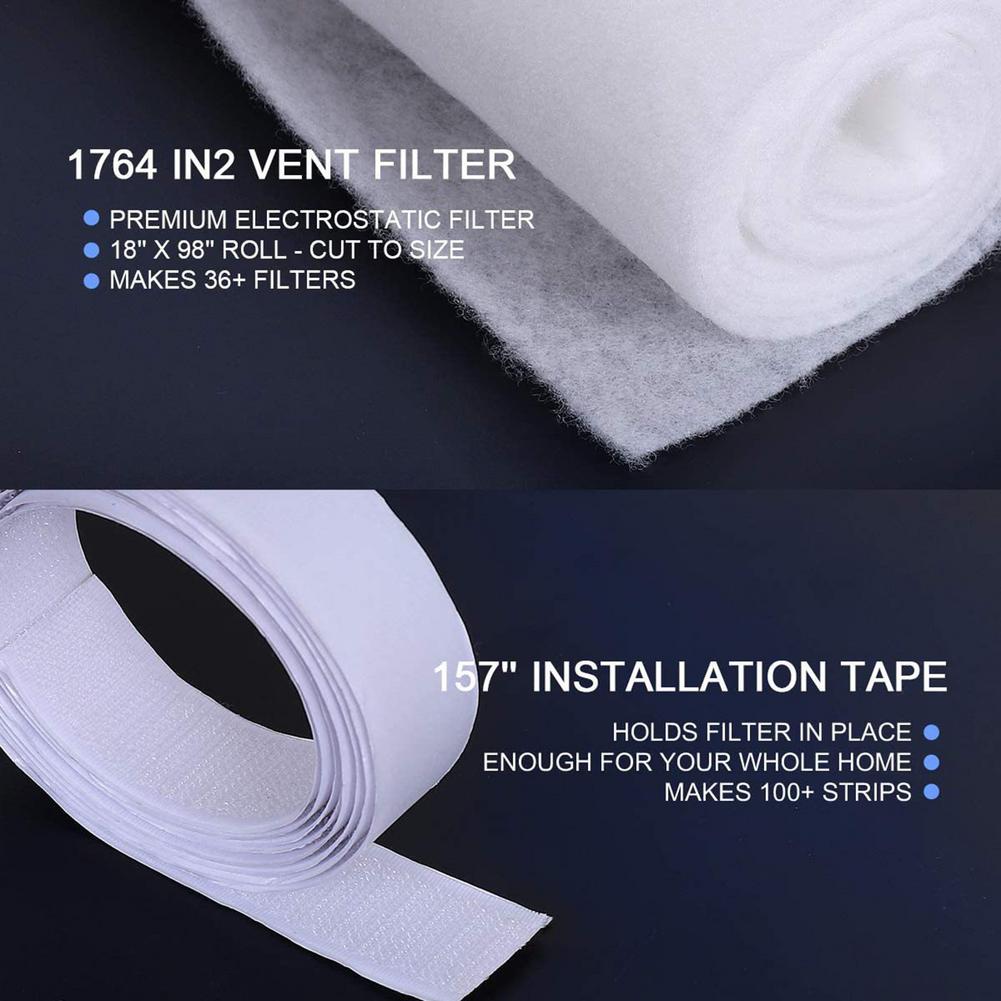 Air Conditioner Filter Cotton Vent Filter Cotton Air Filter Cover Air Conditioning Filter Cotton Air Vent Filter Screen