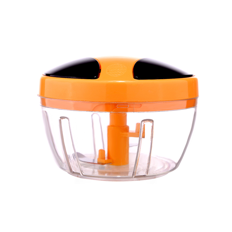 Gemüse Chopper Cutter Manuelle Fleisch Aufschnittmaschinen Werkzeuge Lebensmittel Spirale Knoblauch Küche: Orange