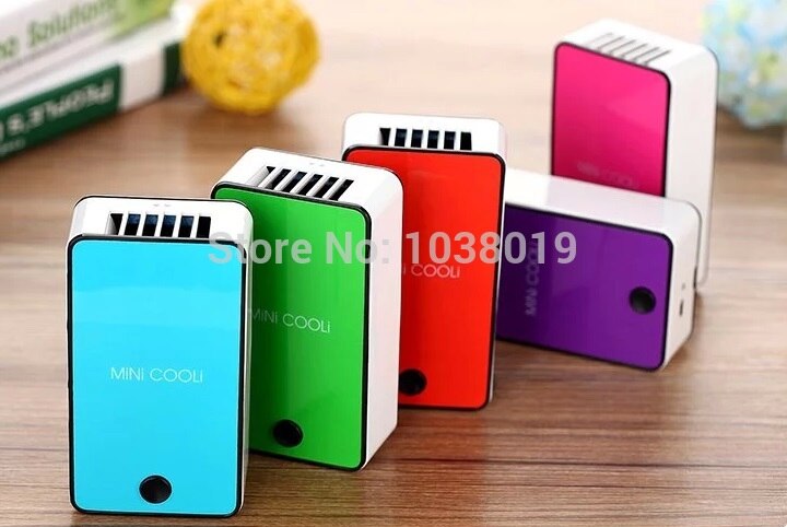 C1-1,Mini Portable HandHeld Table Air Conditioner Cooler Cooling Bladeless Fan USB Rechargeable Battery,Ventilador
