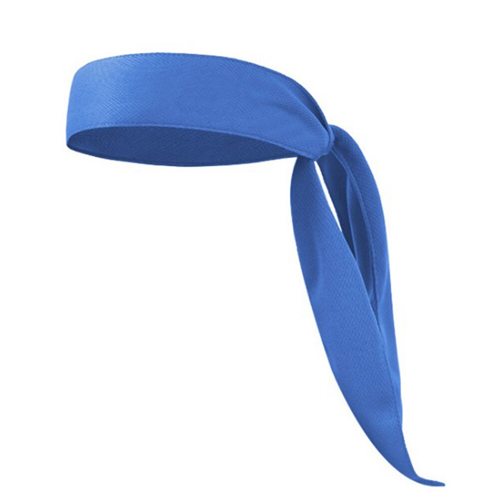 Bandanas de diadema cabeza corbata deportiva para banda para el pelo correr tenis Karate atletismo breve estilo Accesorios para el cabello: Azul
