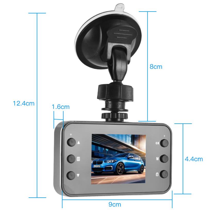 2.2 pouces plein 1080P voiture DVR Auto caméra vidéo enregistreur de conduite Vision nocturne grand Angle boîte noire Dash Cam