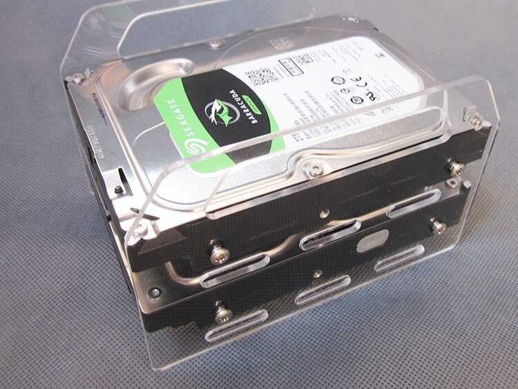 Hard disk Acrylic support Extended mechanical hard disk cage with external multilayer support 3.5 desktop hard disk box