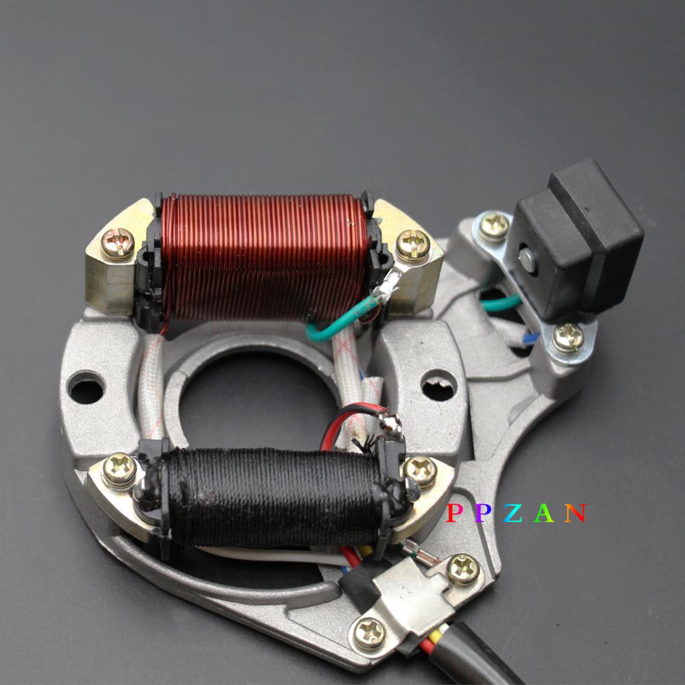 Plaque magnétique d&#39;allumage de STATOR de Quad QAUD, 50cc 70cc 90cc 110cc 125cc 110cc, bobine chinoise, TAOTAO Quad Dirt Bike PPZAN,