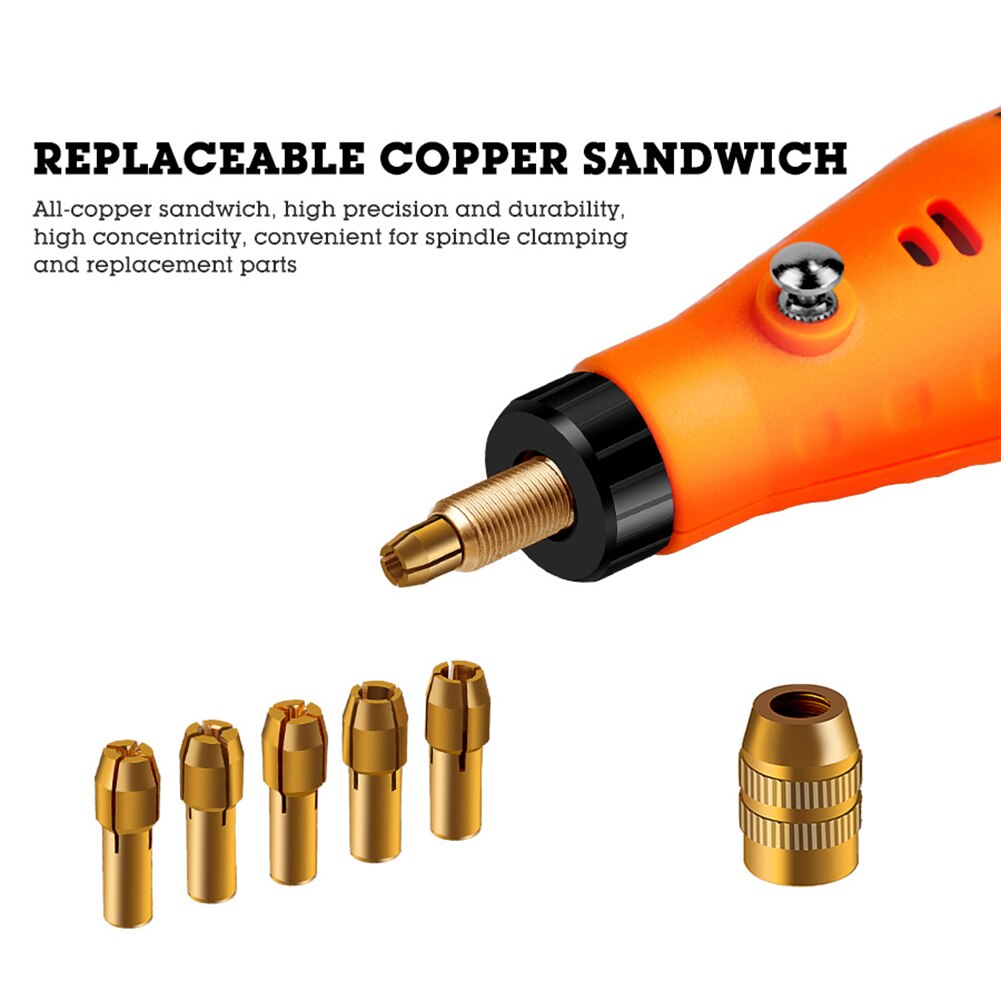 HILDA Mini Drill Rotary tool 12V Mini Electric Angle Grinder Engraving Pen Electric Carving Pen Machine Graver Tools