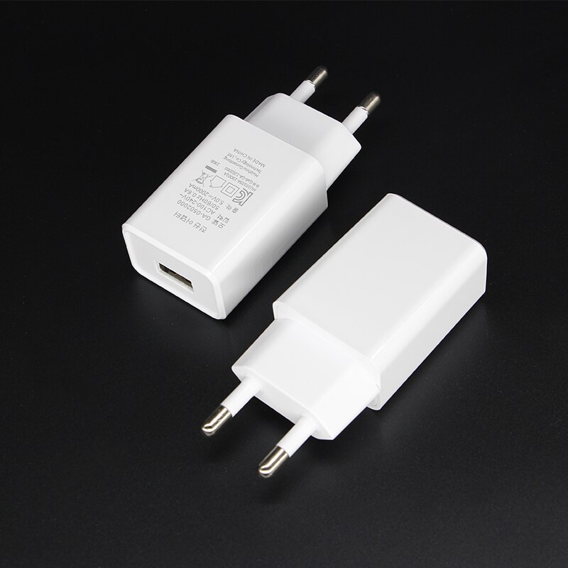 Korea Power Plug Converter Travel Adapter EU Charger 5V1A 2A usb Interface For Small Mobile Phone KC Certification