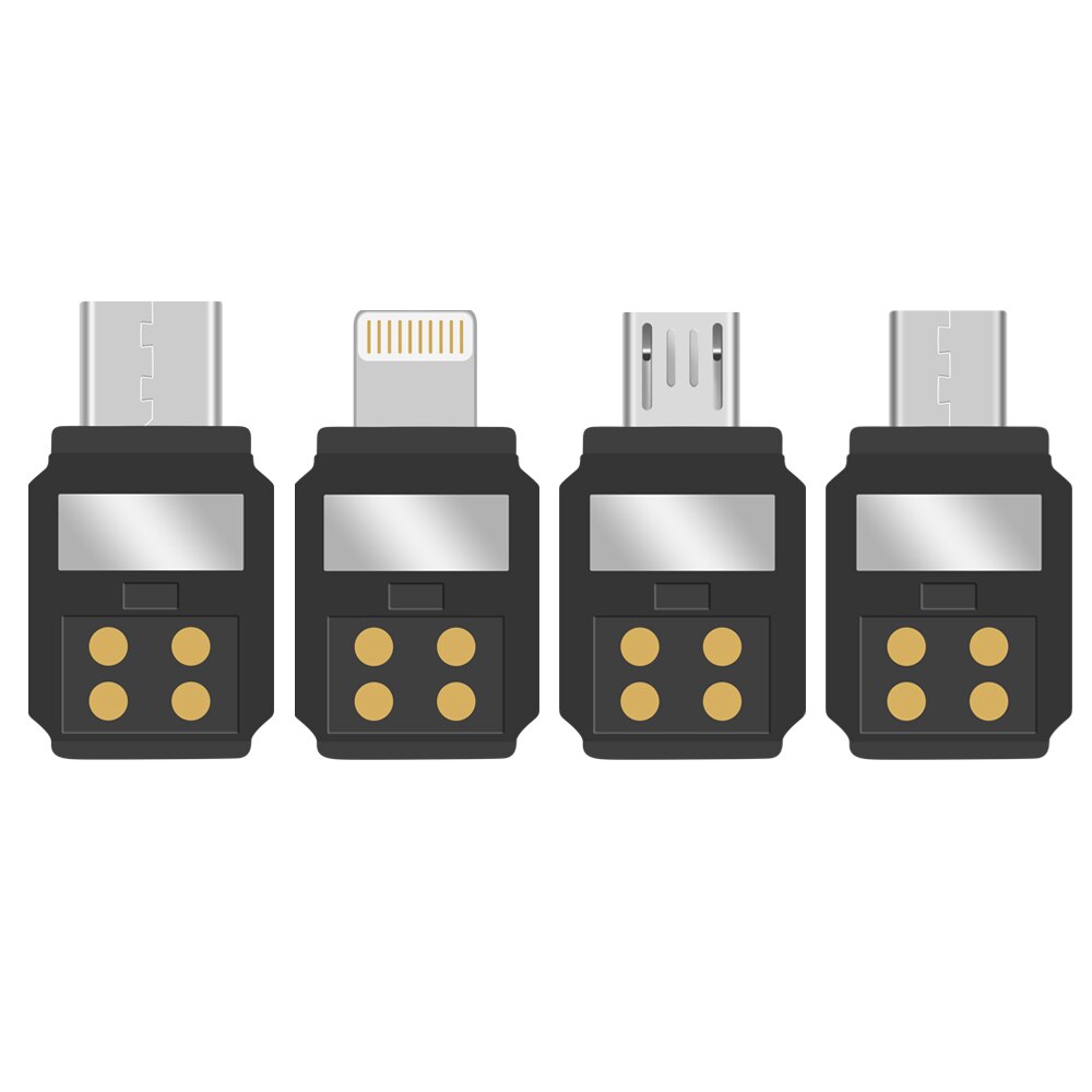 Adaptador de teléfono inteligente para DJI Pocket 2/Osmo Pocket, IOS, Lightning, Micro USB-C, Android, piezas estándar de cardán de datos inversos