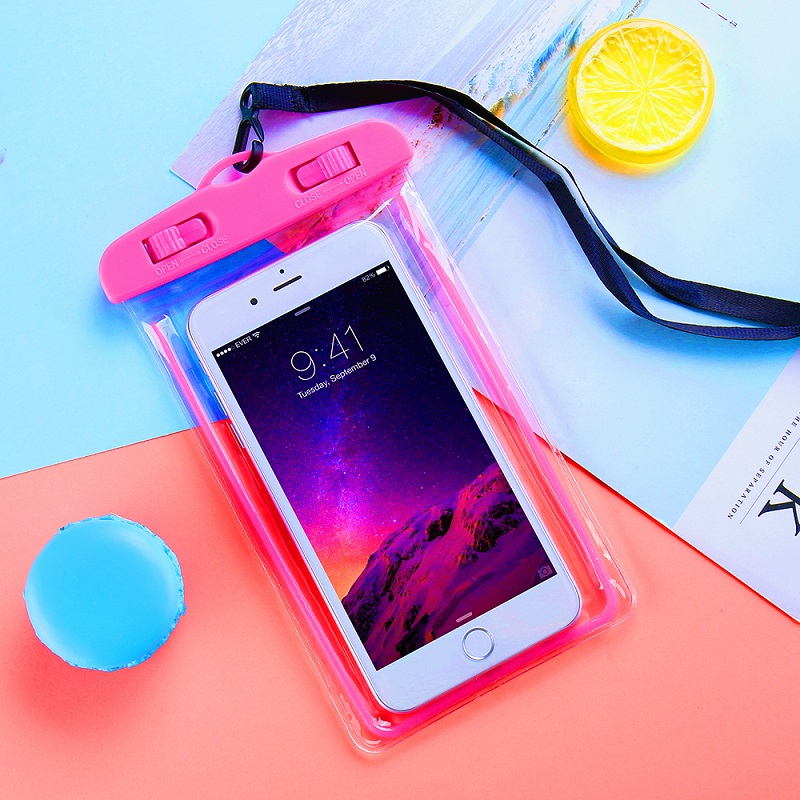 Bsliufang universelle wasserdichte handyhülle, wasserdichte tasche, handyhülle für iphone 12, 11 Profi max, handytasche, schutzhülle: Rosenrot