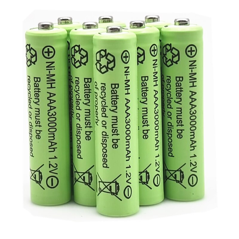 AAA 3000 mAh 1,2 V akku AAA 3000 mAh Ni-Mh 1,2 V 2... – Grandado