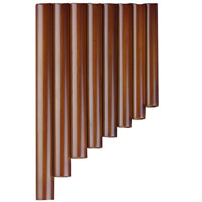 8 rør panfløyte pan piper treblåseinstrument kinesisk tradisjonelt musikkinstrument brun bambus panfløyte: Ikke sant