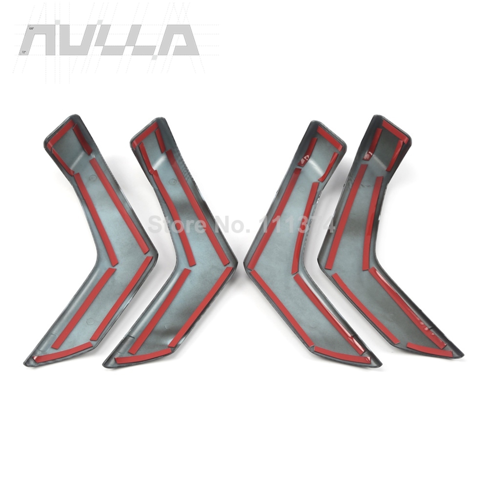 Revêtement intérieur de poignée de porte accoudoir avec autocollant en Chrome carbone, accessoires de garniture, pour VW Volkswagen t-roc T Roc