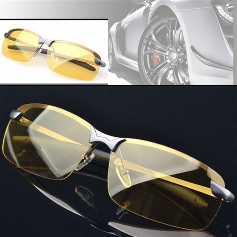 Men Polarized Driving Sunglasses Night Vision Glasses Goggles Reduce Glare